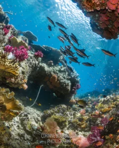 underwater beauty with vary sea creature
