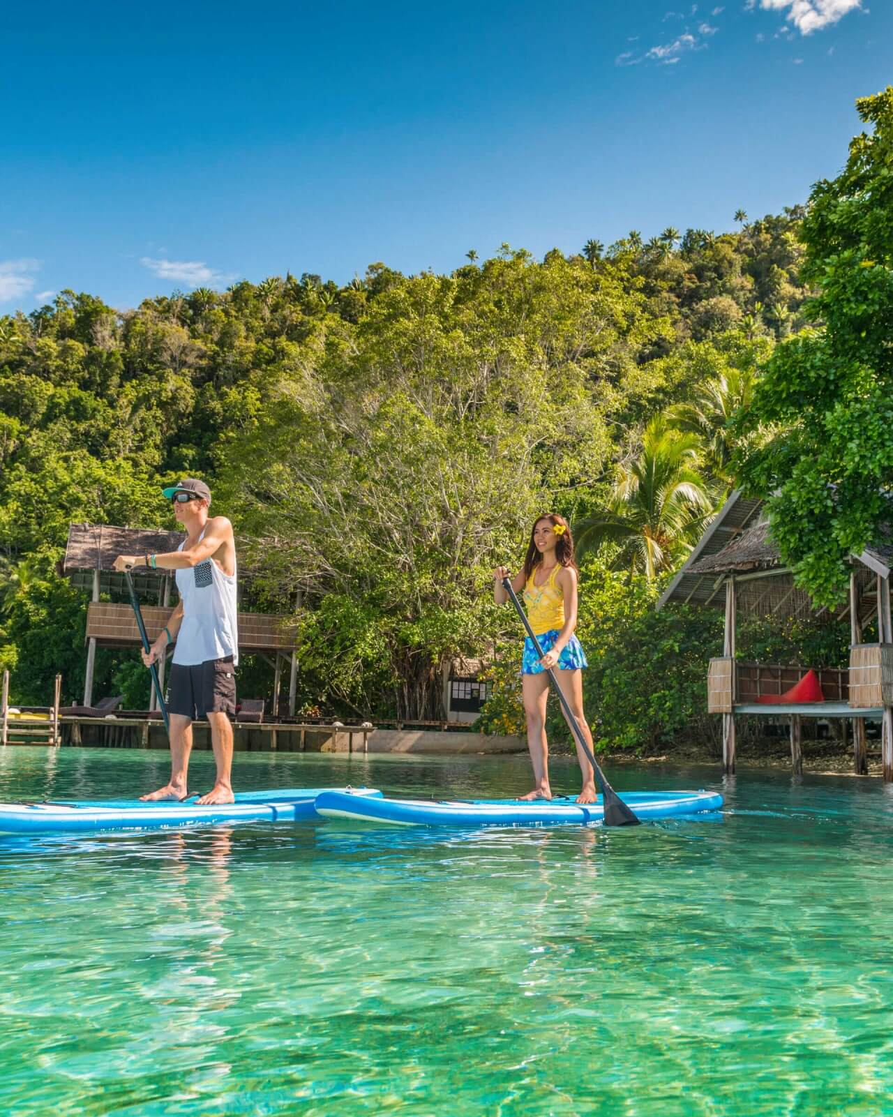 Stand-Up Paddleboarding in Raja Ampat - West Papua