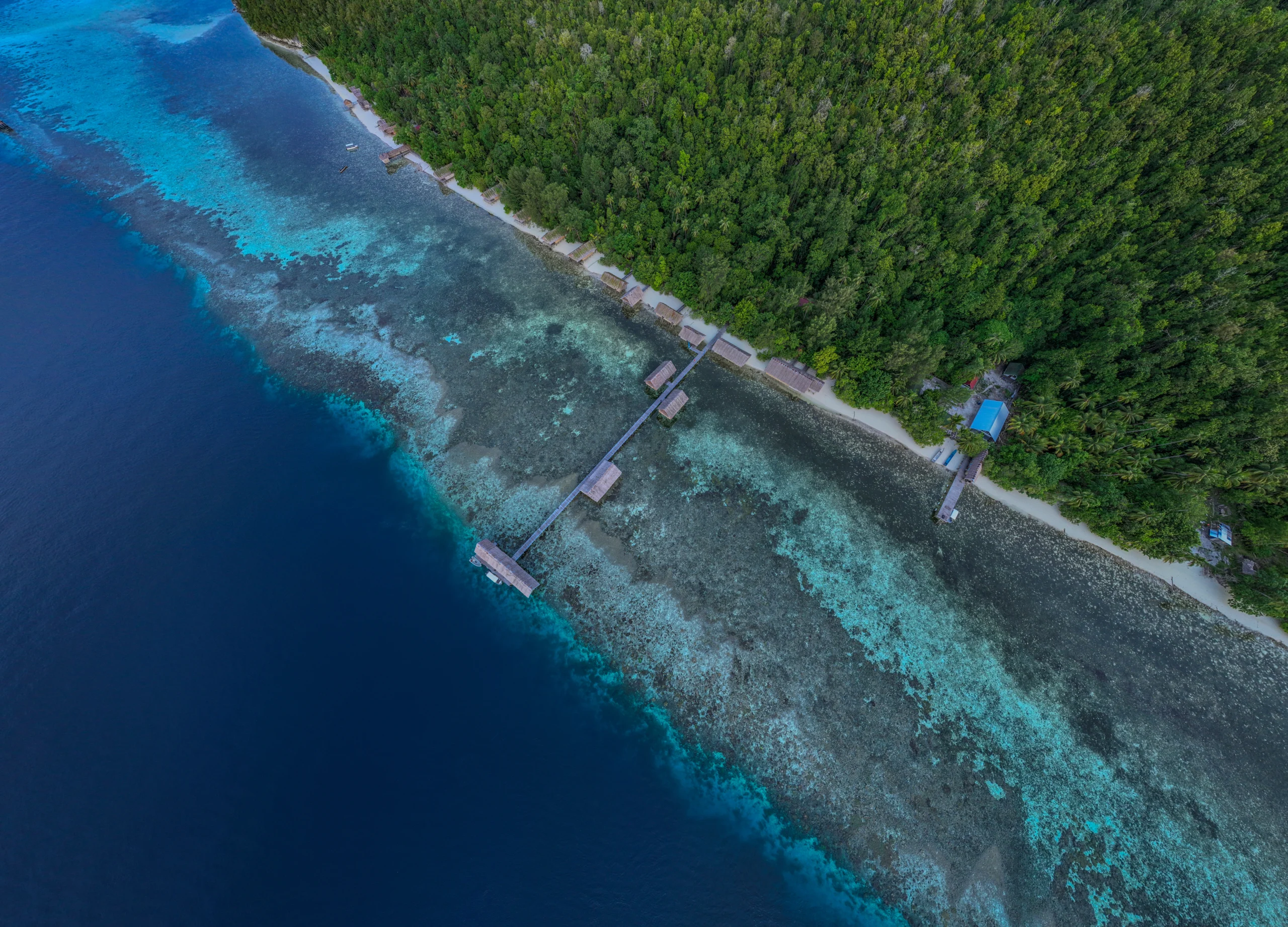 Kri Eco Resort Aerial Photo from above