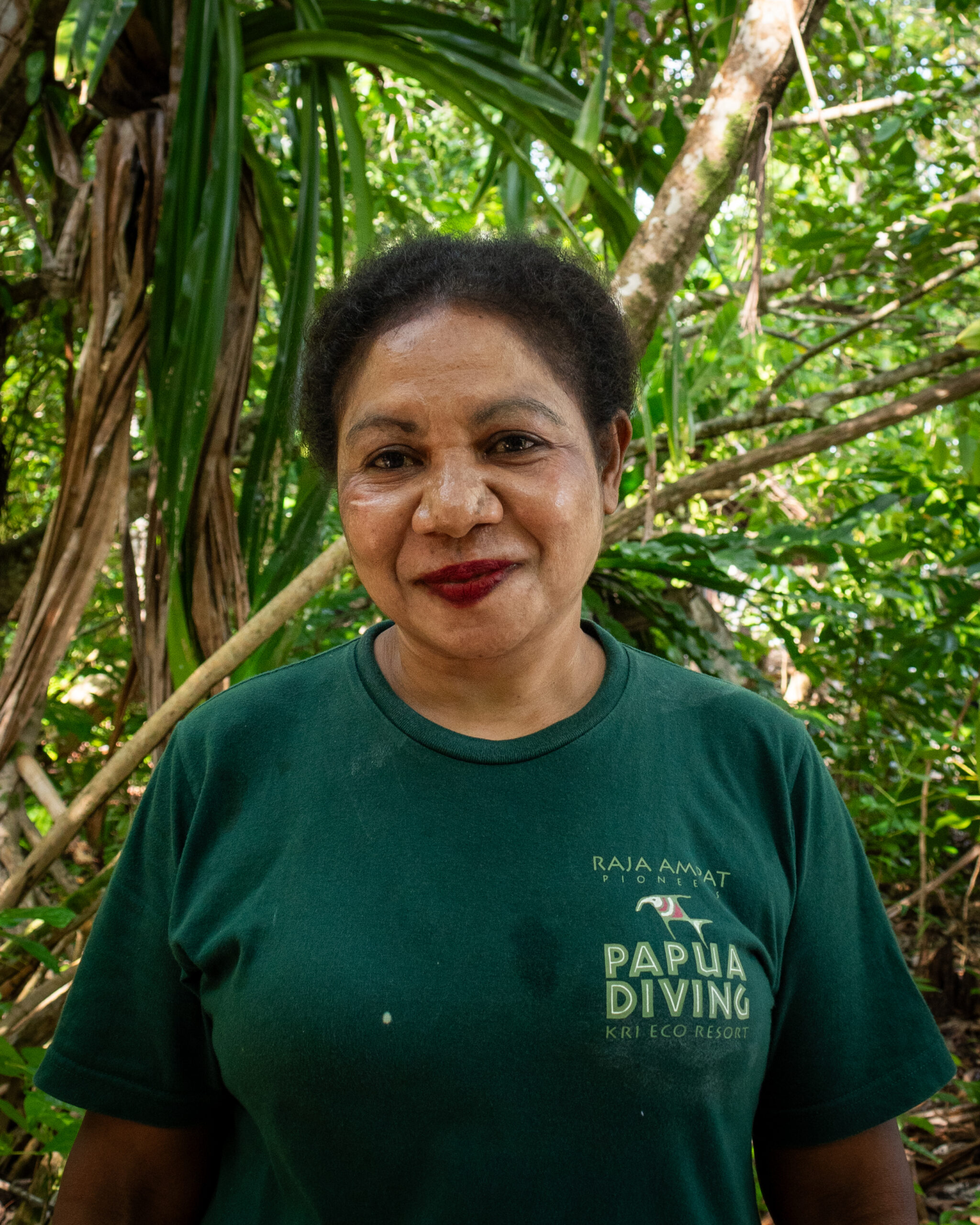 beatrix,. Papua Diving Resorts team