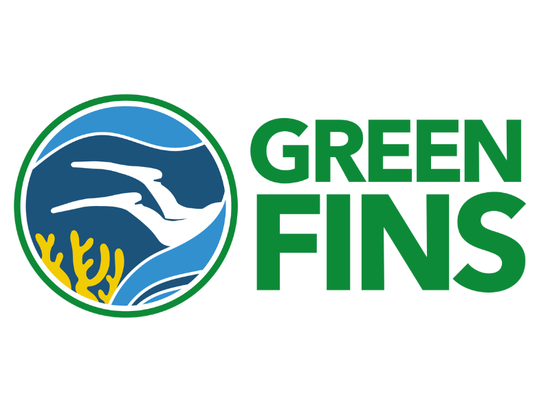 green fins, Papua Diving Resorts partner