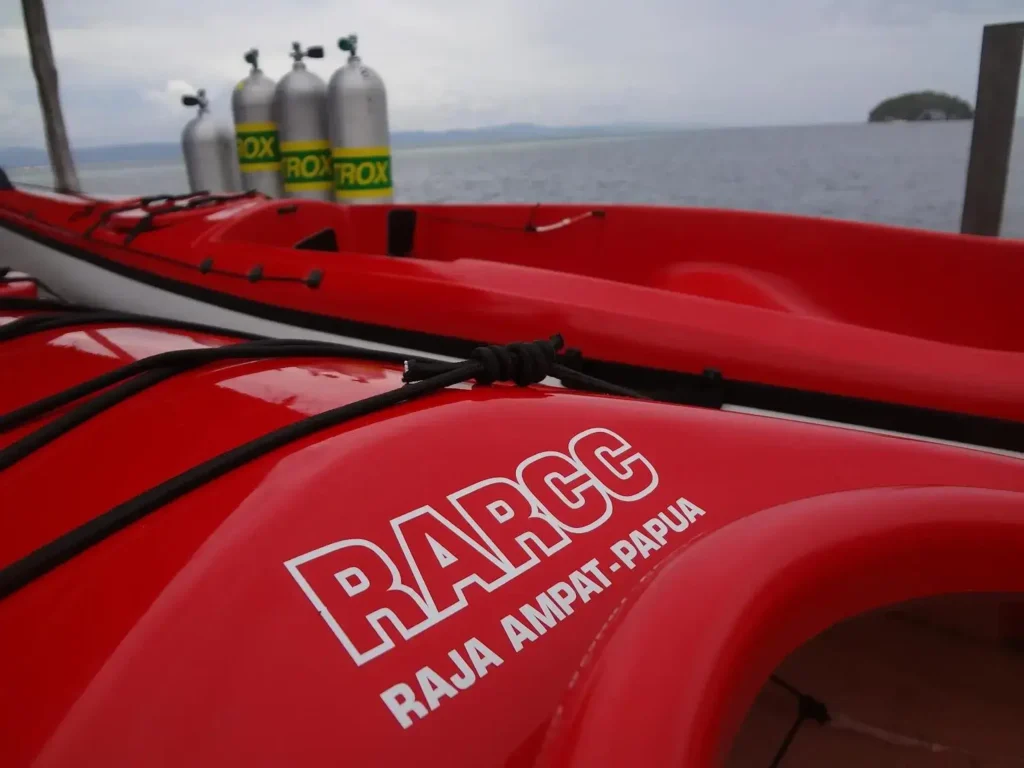 Raja Ampat Research and Conservation Center (RARCC) custom kayak