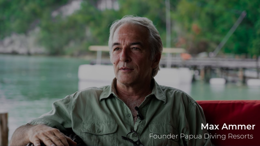 max ammer, Papua Diving Resorts founder