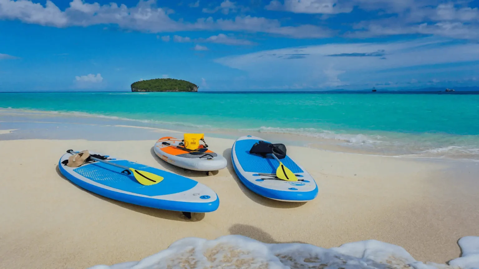 paddle board for your activities while stay in Papua Diving Resort