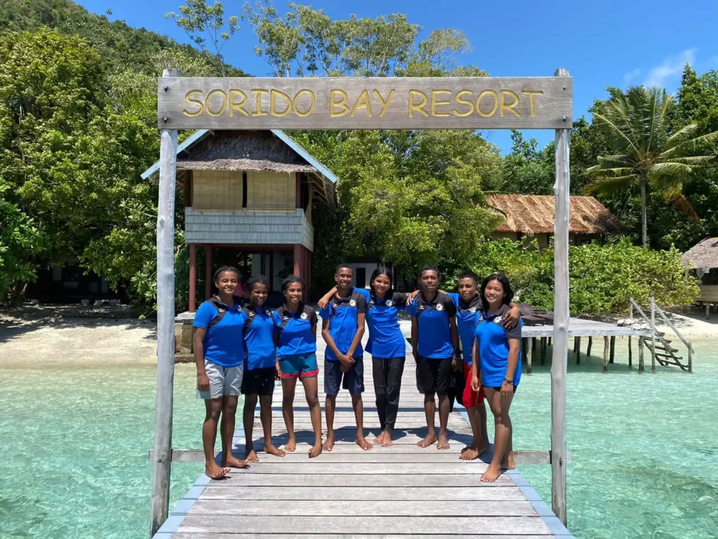 sorido bay resort by papua diving resorts crew