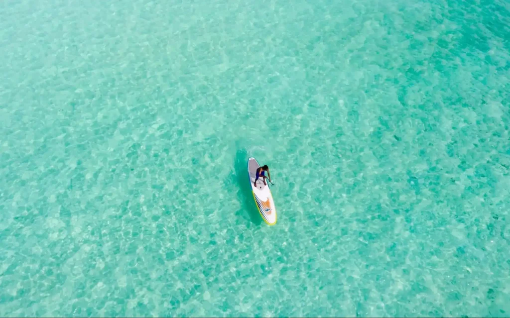 standup paddleboarding in Raja Ampat