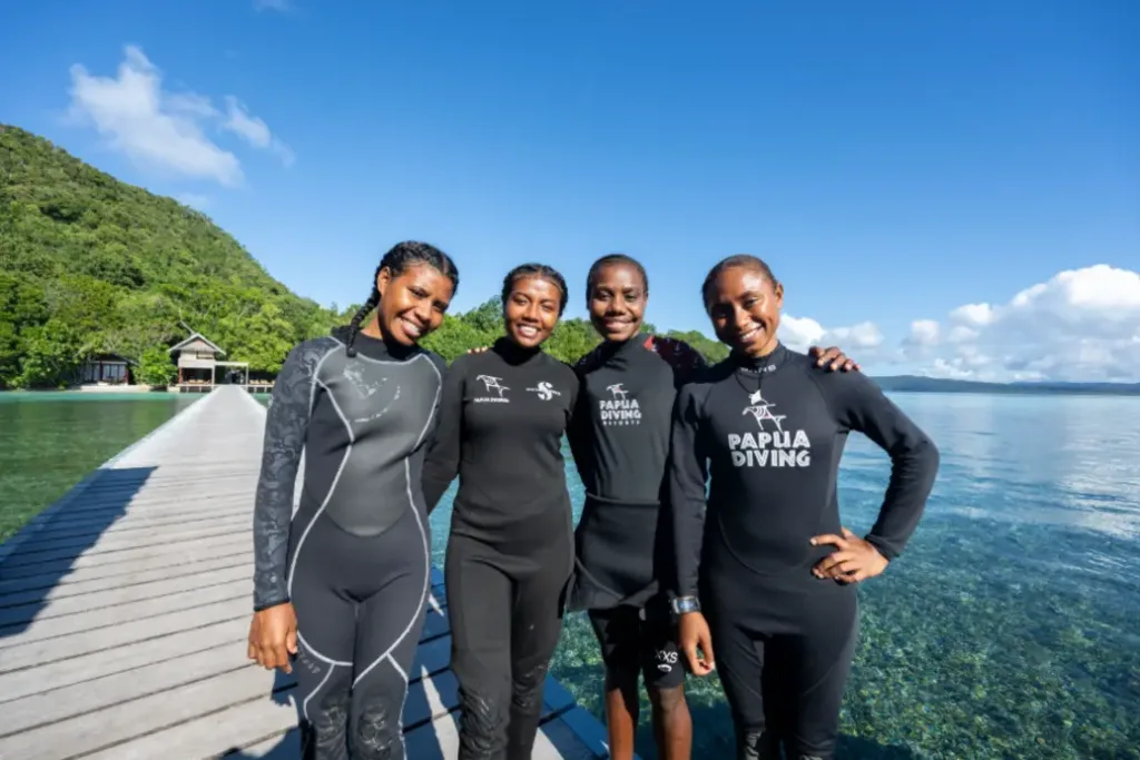 More Women Underwater
